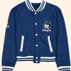 LA Dodgers New Era x Bella Boop Royal Fleece Jacket Front Image