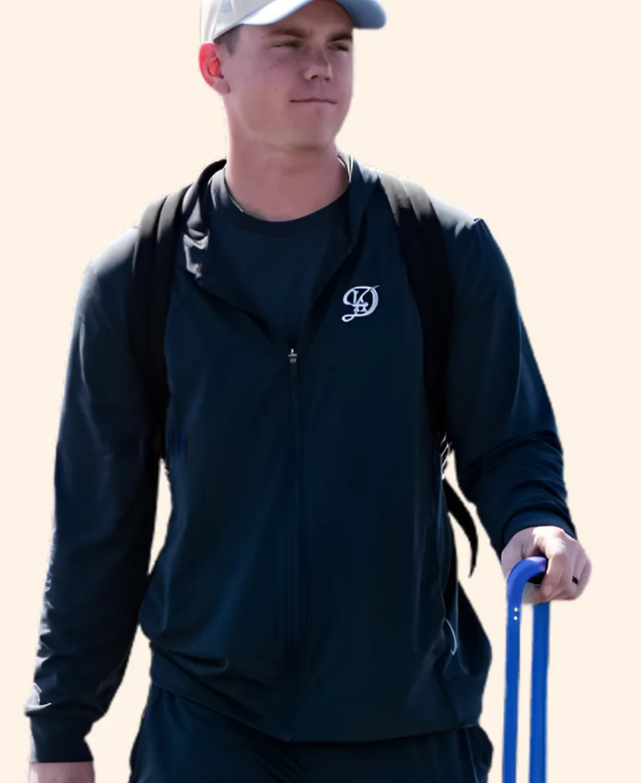 LA Dodgers Travel Track Jacket Front Image