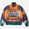 La Lakers 2020 Champions Leather Jacket Front Image