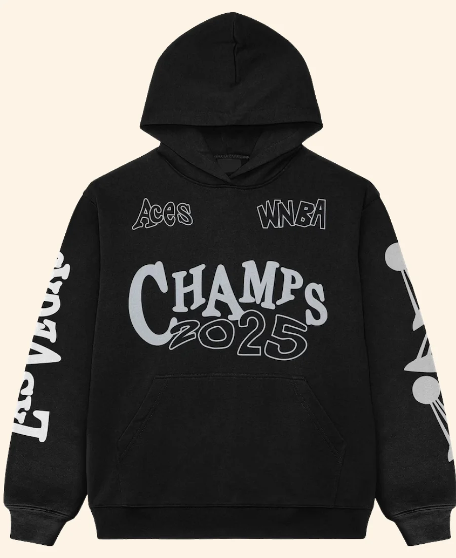 Las Vegas Aces 2025 Champions Hoodie Front Image
