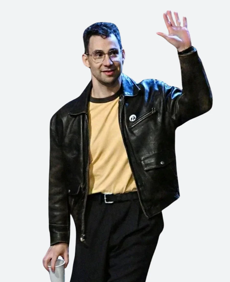 Late Night With Seth Meyers Show Jack Antonoff Leather Jacket