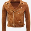 Law & Order Richard Wheatley Jr. Suede Leather Jacket Front Image