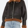 Law And Order Organized Crime Jet Slootmaekers Leather Jacket Front Image
