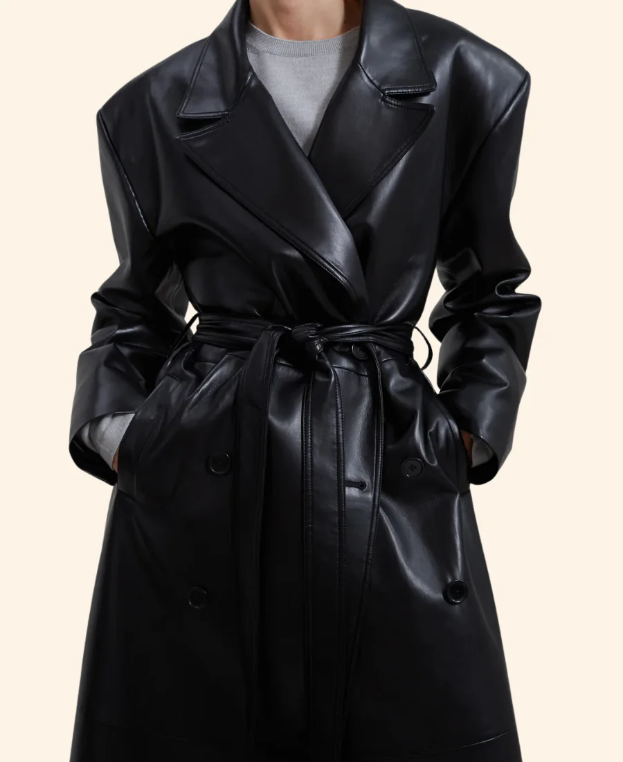 Leather Trench Coat