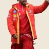 Lewis Hamilton 2025 Scuderia Ferrari F1 Jacket Front