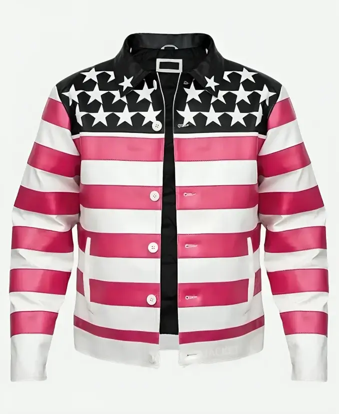 Lil Uzi Vert Pink Tape Jacket