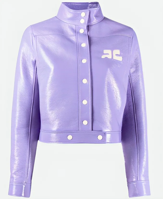 Lily Collins Emily in Paris S02 Purple Jacket