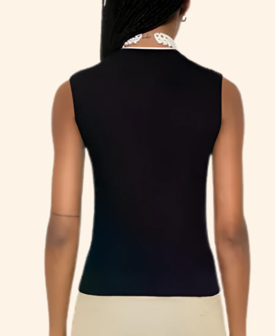 Live With Kelly And Mark Kirsten Dunst Embroidered Vest bacak image
