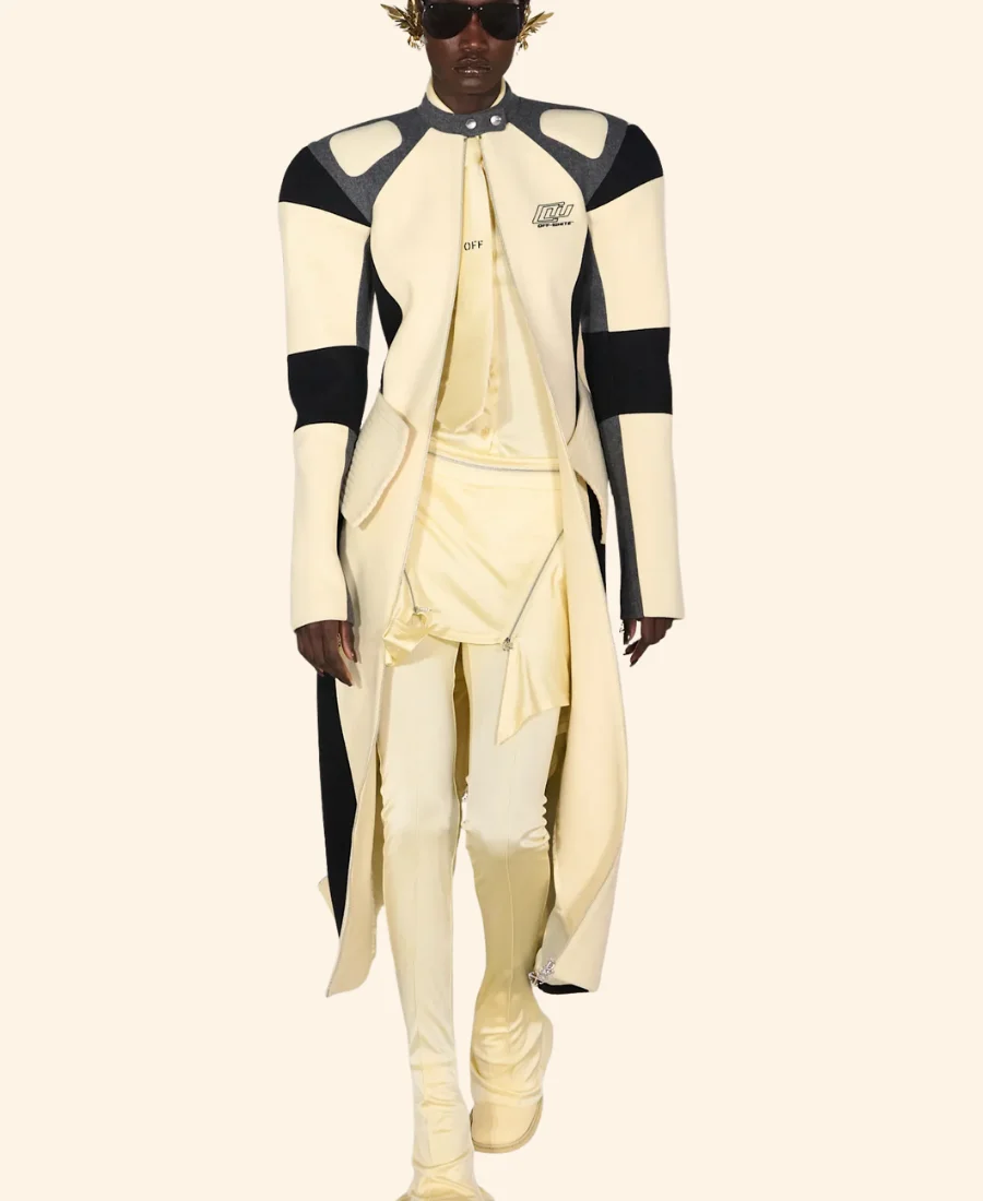 London Photocall 2025 Teyana Taylor Coat Golden Front Image
