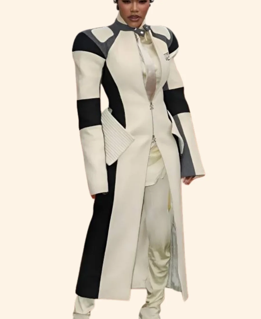 London Photocall 2025 Teyana Taylor Coat Image