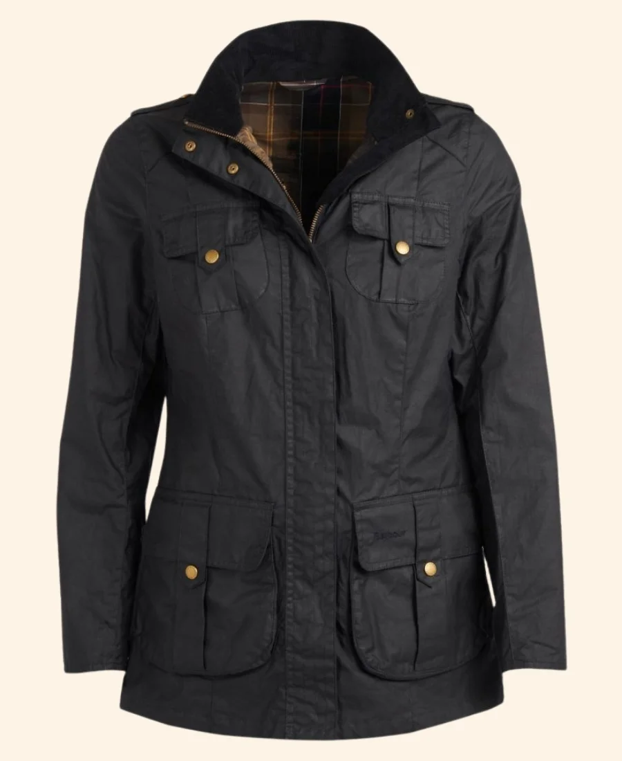 Long Meadow Cider Visit Kate Middleton Military Jacket Front Image