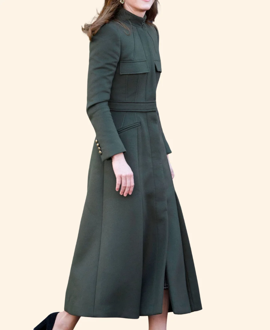 Long Meadow Cider Visit Kate Middleton Trench Coat