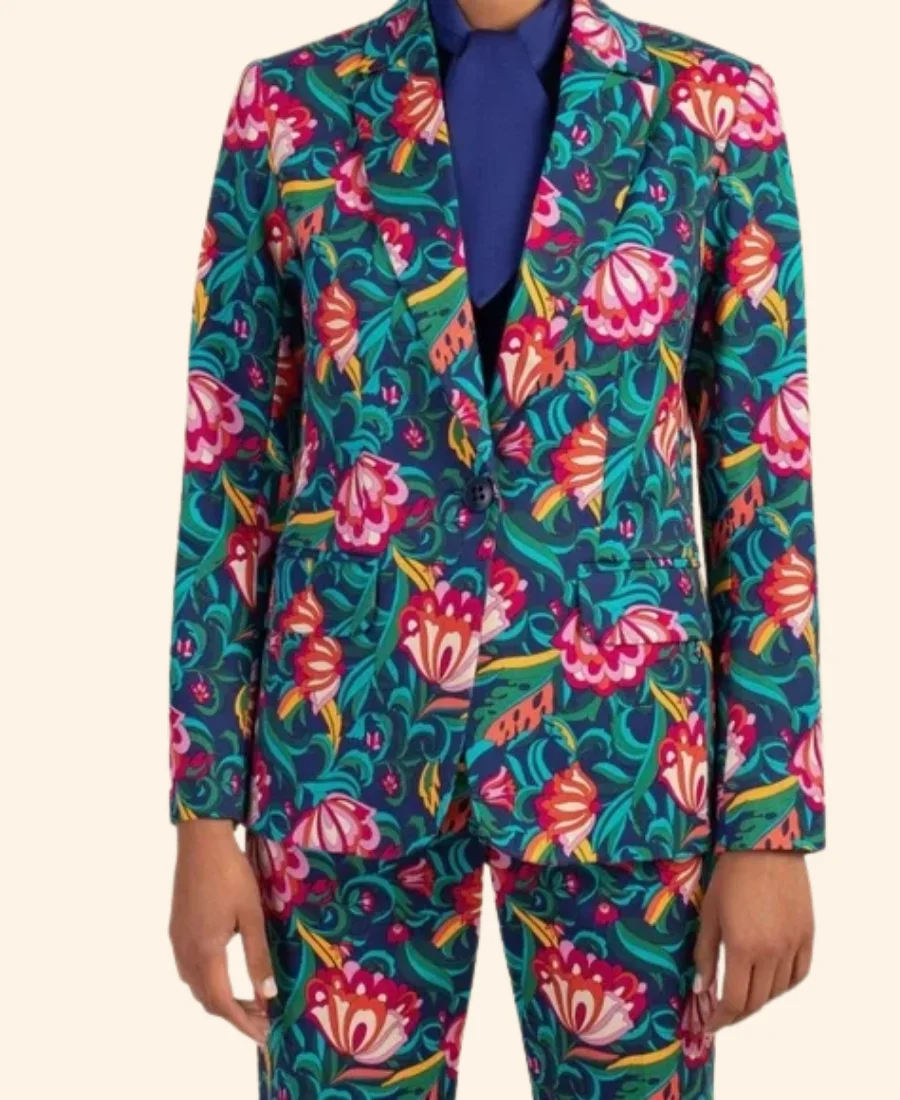 Loot S03 Joel Nicholas Floral Blazer Front Image