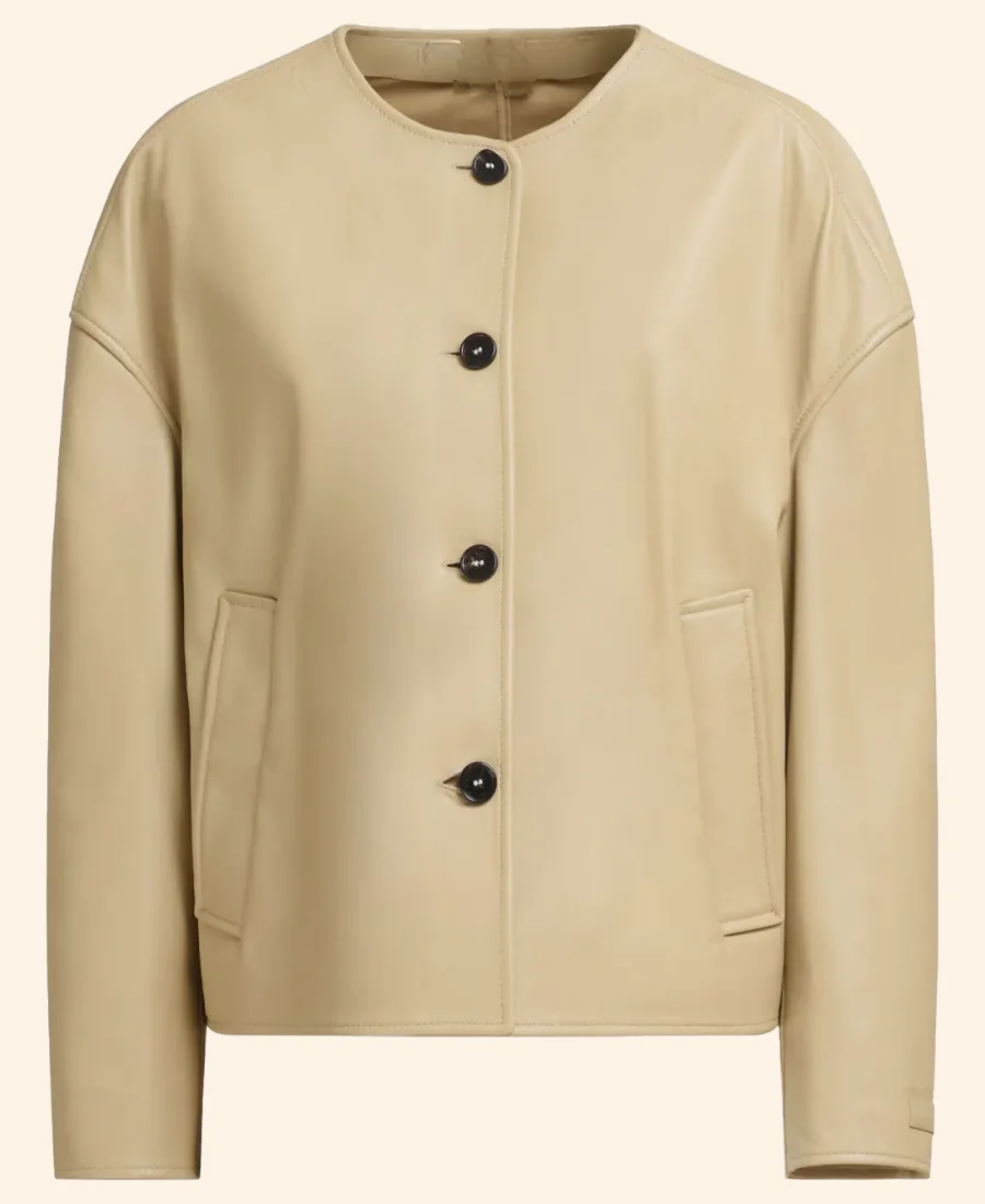 Loot S03 Molly Novak Leather Jacket Front Image