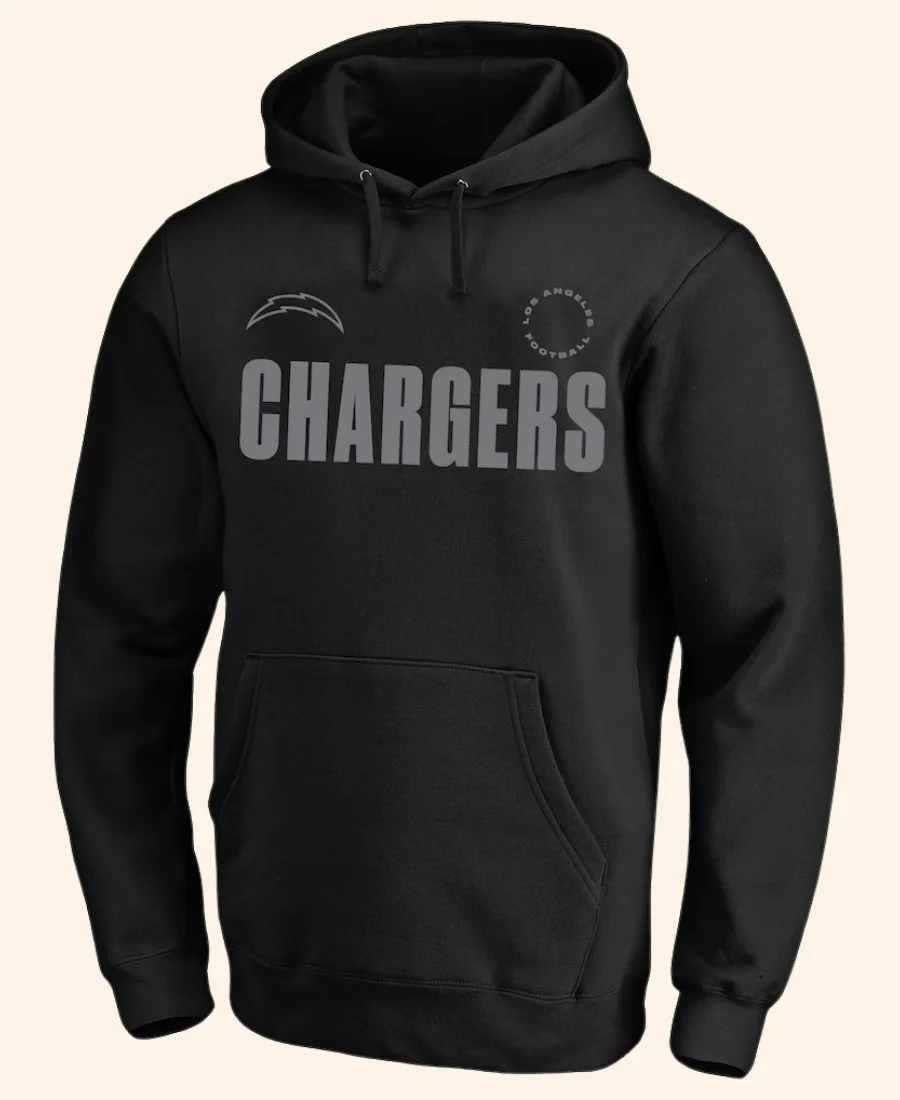 Los Angeles Chargers Black Hoodie