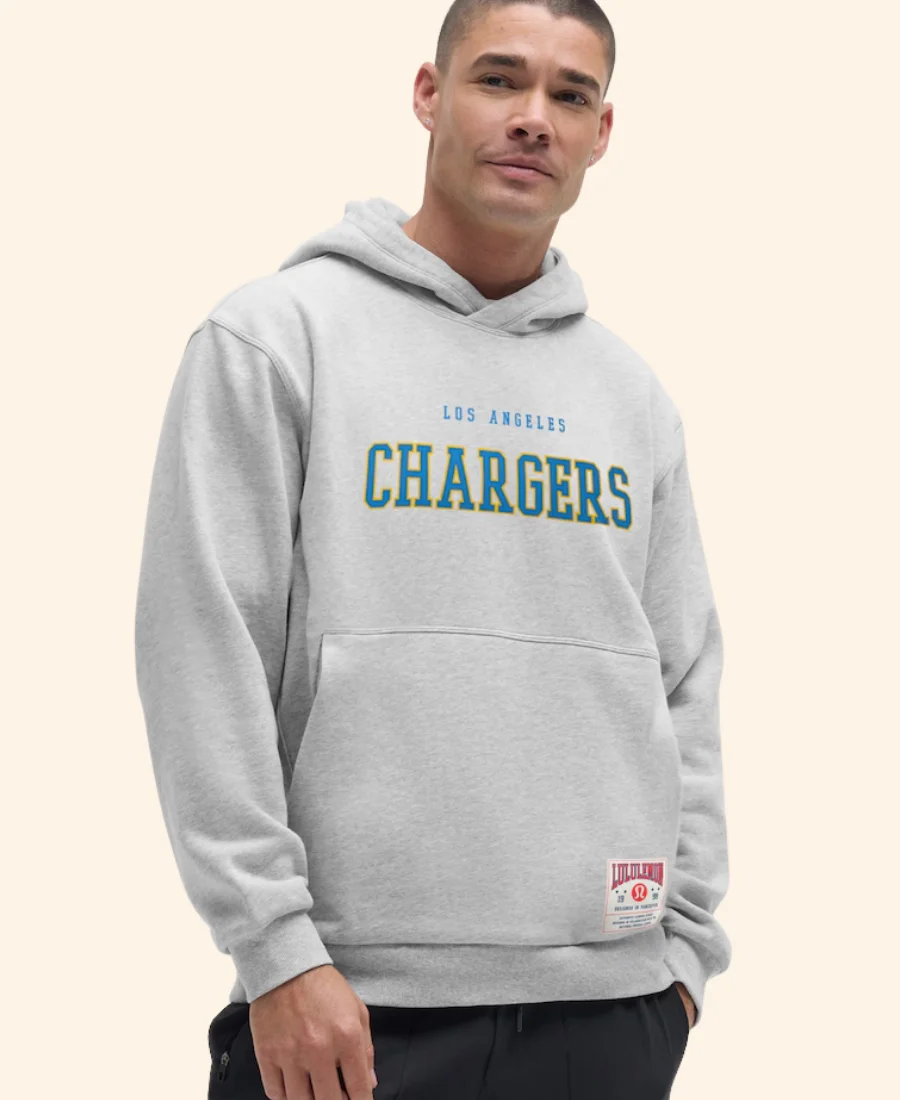 Los Angeles Chargers Steady State Pullover Hoodie Front Image