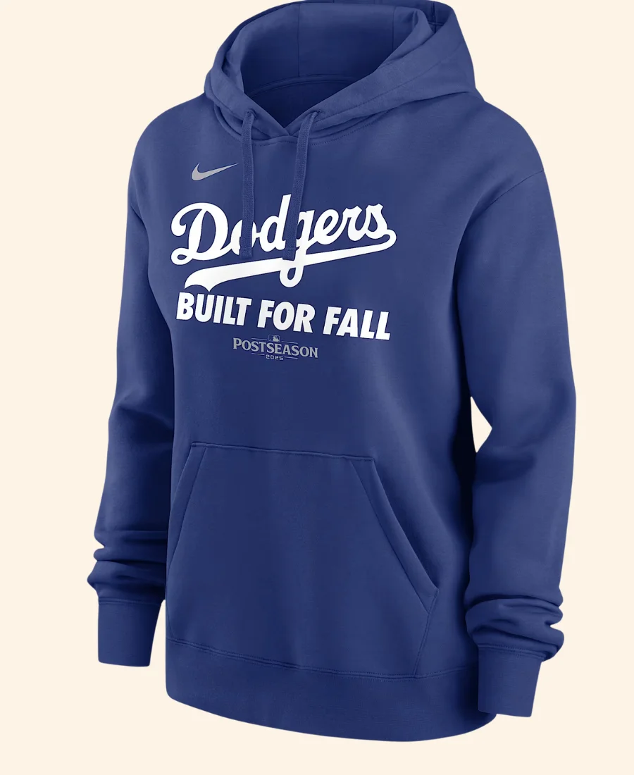 Los Angeles Dodgers 2025 Postseason Hoodie Front Image