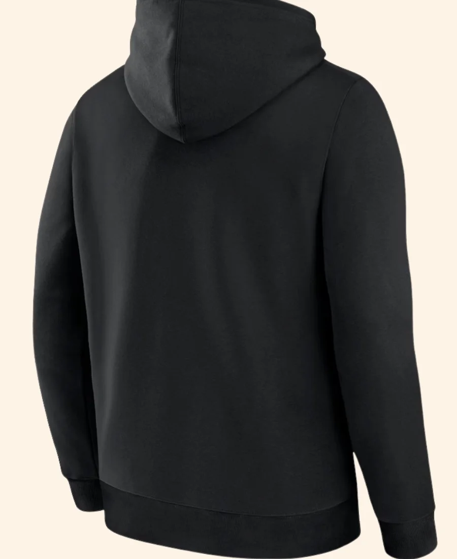 Los Angeles Dodgers Black 2025 World Series Champions Hoodie Back Image