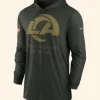 Los Angeles Rams Salute To Service Hoodie Front Image