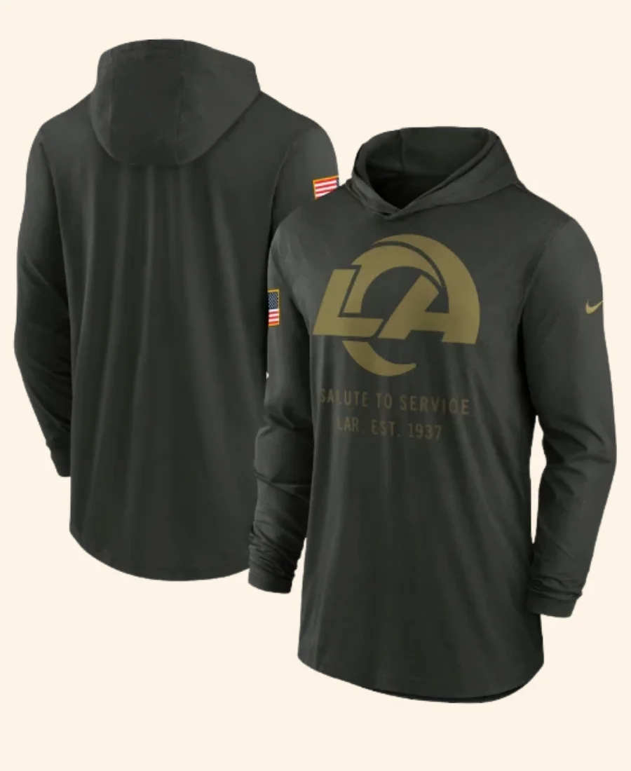 Los Angeles Rams Salute To Service Hoodie