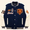 Lyrical Lemonade X Chicago Bears Varsity Jacket Front Image