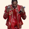 MTV Video Music Awards 2025 Busta Rhymes Leather Jacket Front