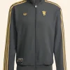 MUFC Grey Track Jacket Front Image