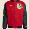 Manchester United VRCT Leather Varsity Jacket Front Image