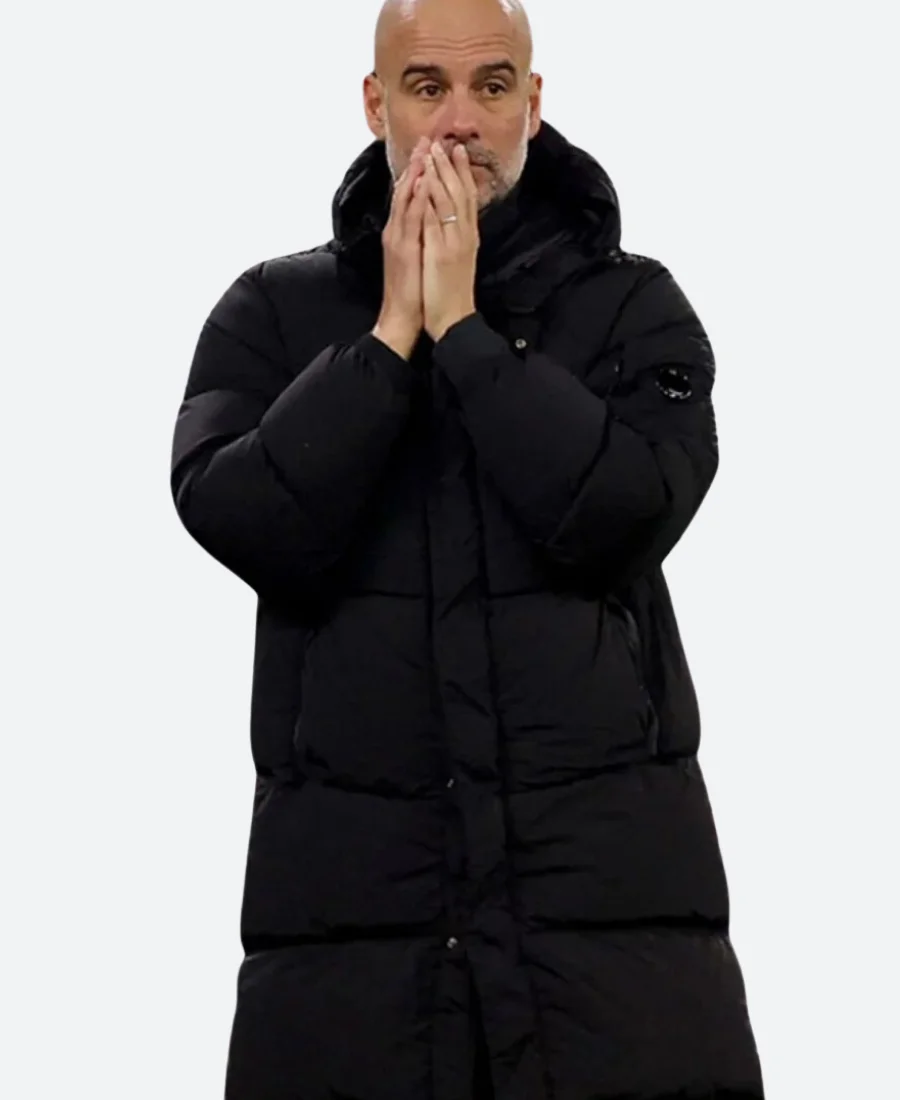 Manchester Vs Salford Pep Guardiola Puffer Coat