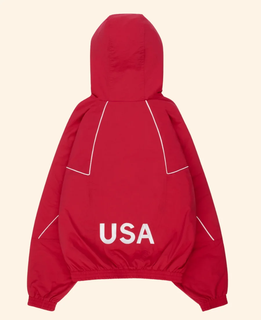 Marty Supreme Red Jacket Back Image