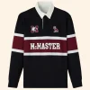 Mcmaster University Rugby Polo Sweatshirt Front Image