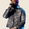 Meek Mill Roots Picnic 2025 Grey Jacket Front Image