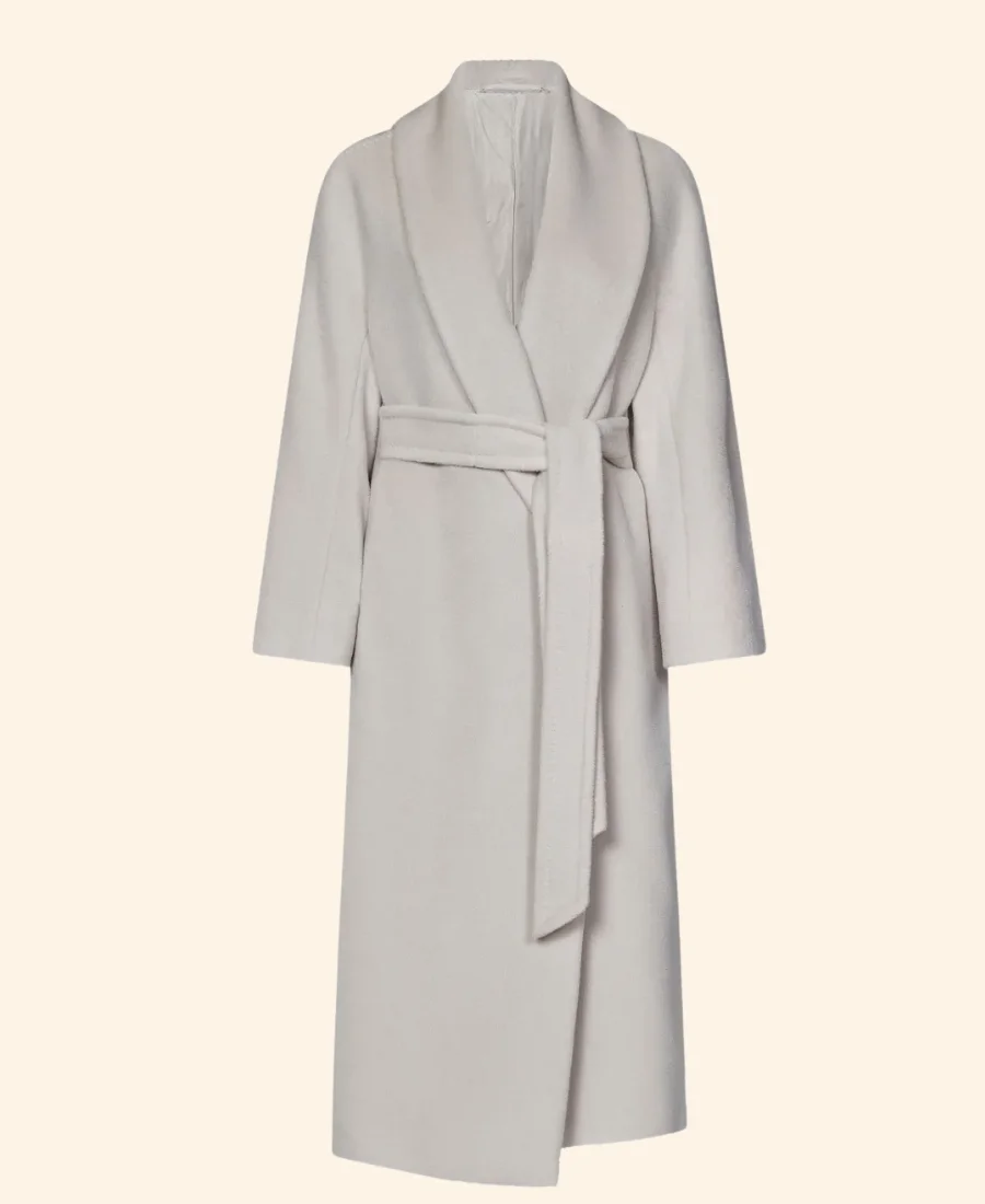 Merry Christmas Ted Cooper Hope Miller Trench Coat Front Image