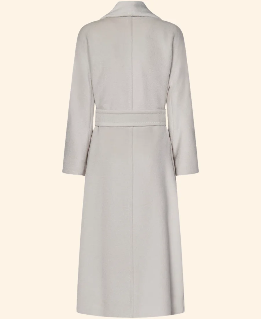 Merry Christmas Ted Cooper Hope Miller Trench Coat back image