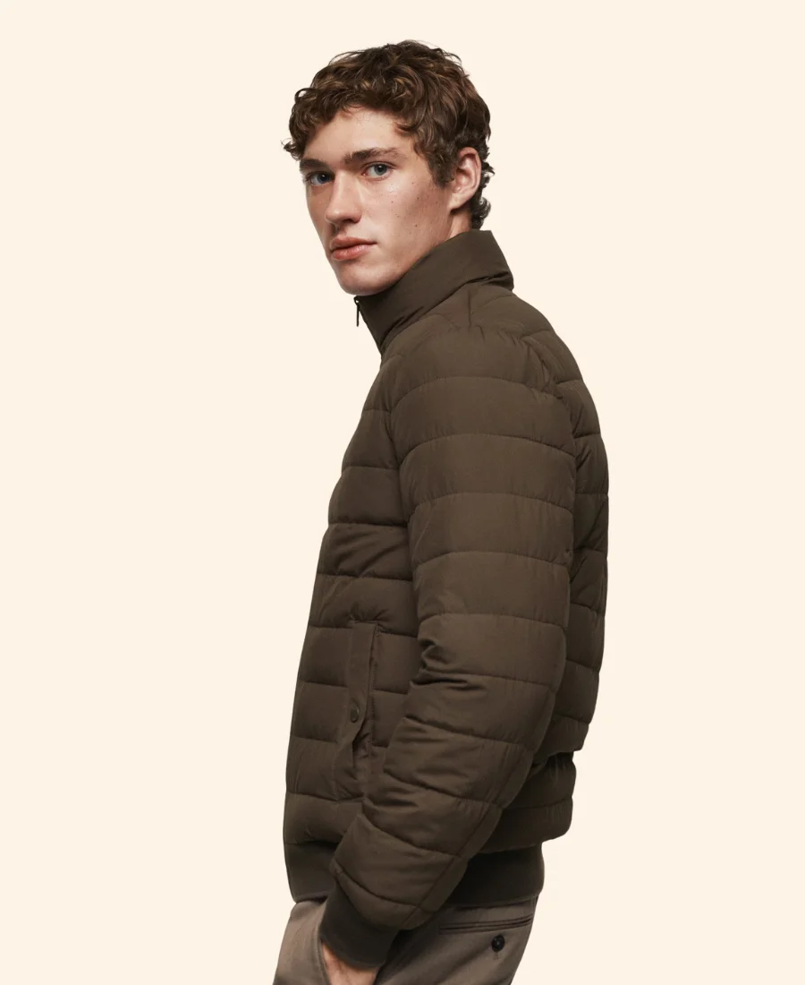 Merry Christmas Ted Cooper Robert Buckley Puffer Jacket Arms Side Image