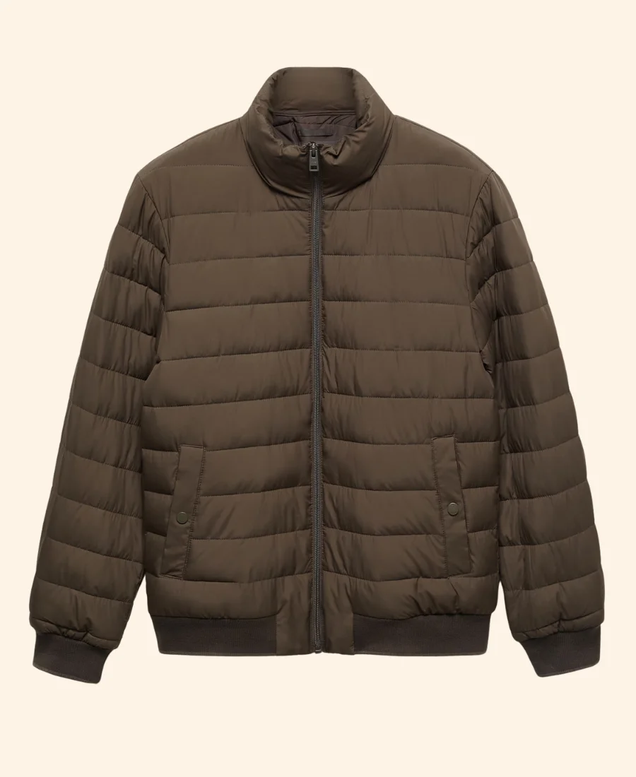 Merry Christmas Ted Cooper Robert Buckley Puffer Jacket Front Image