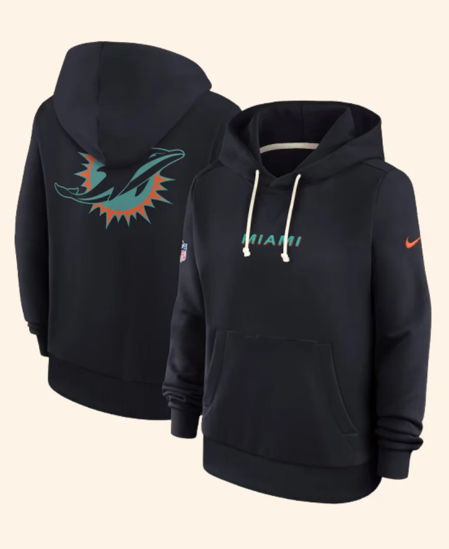 Miami Dolphins Rivalries Mike Mcdaniel Hoodie Front & back Image