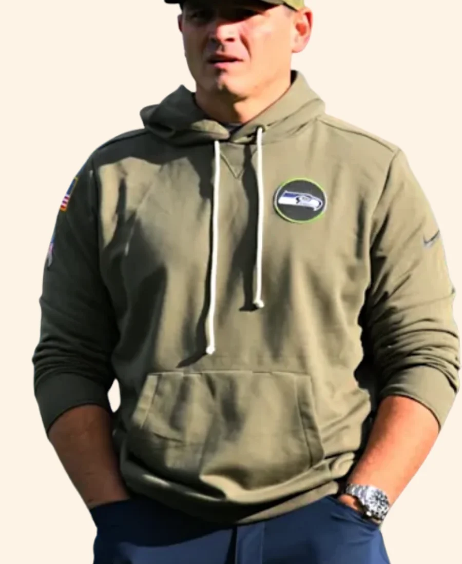 Mike Macdonald Seattle Seahawks Salute to Service Hoodie
