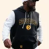 Mike Tomlin Steelers Sideline Sleeveless Hoodie Front Image