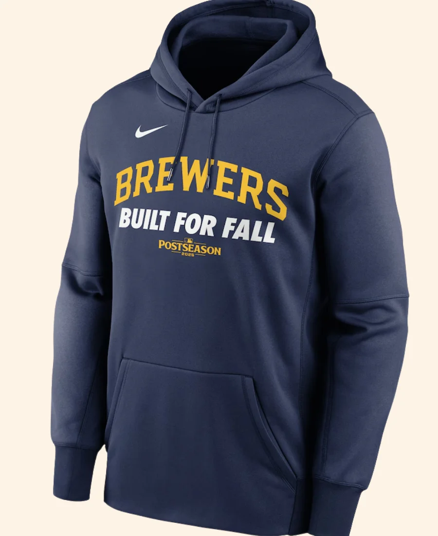 Milwaukee Brewers 2025 Postseason Hoodie Front Image