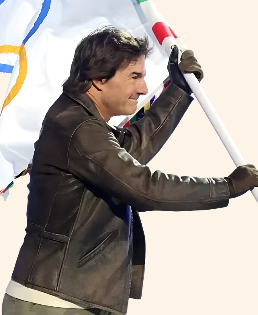 Mission Impossible The Final Reckoning Ethan Hunt Leather Jacket Arm Image
