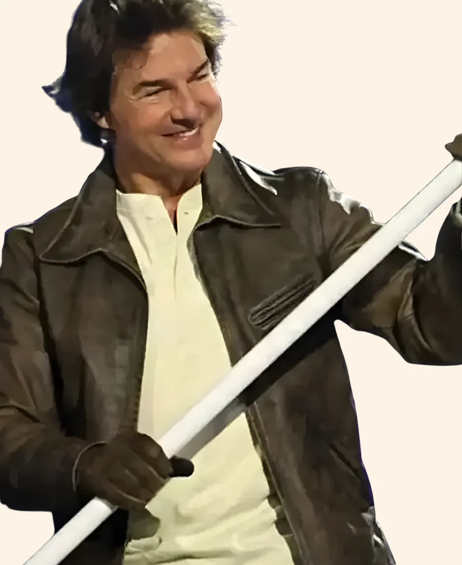 Mission Impossible The Final Reckoning Ethan Hunt Leather Jacket Full Image