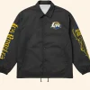 Mister Cartoon x Los Angeles Rams Coach Jacket Front Image