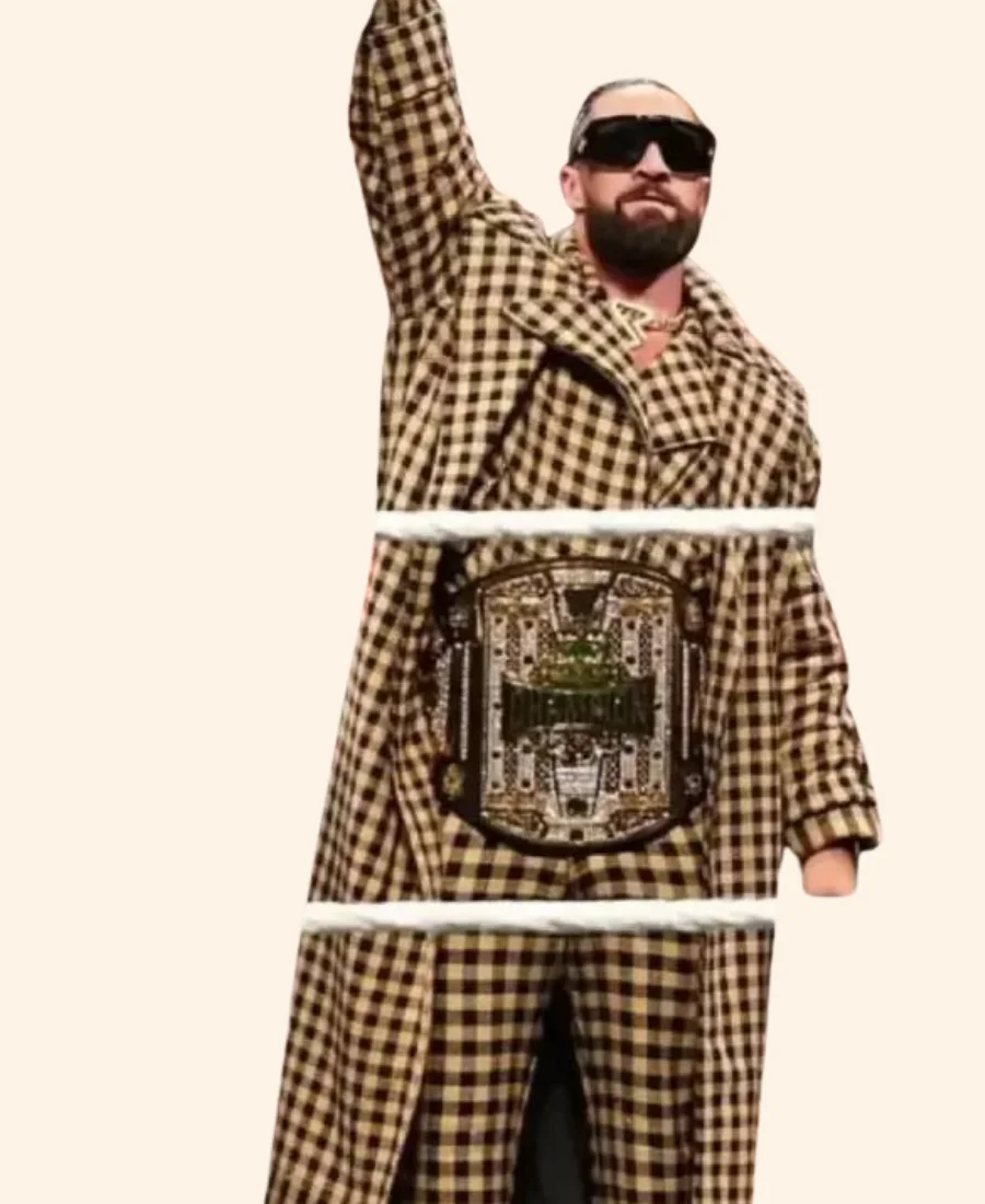 Monday Night RAW 2025 Seth Rollins Trench Coat Front Image