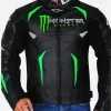 Monster Energy Leather Jacket Front Image