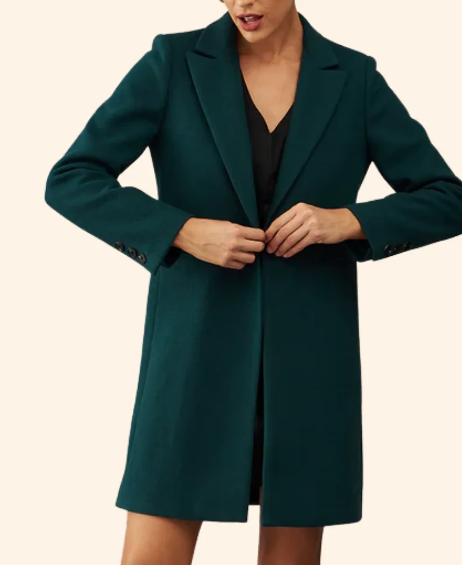 Ms. Christmas Comes To Town Amanda Trench Coat
