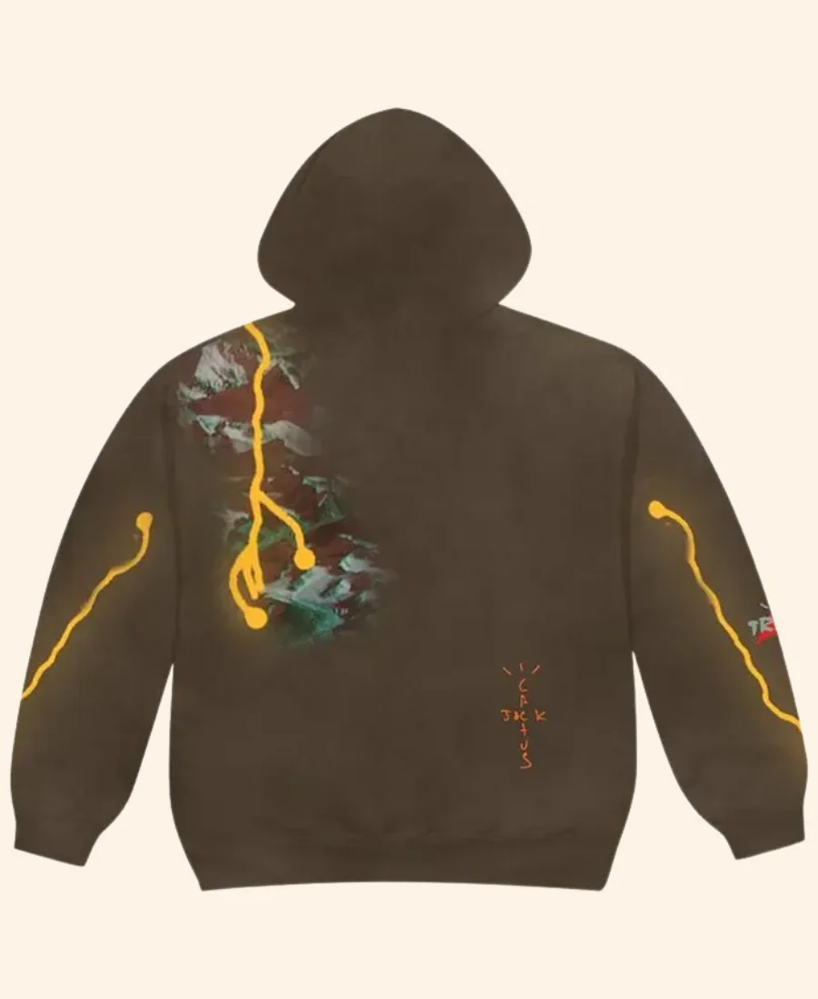 Murder In A Small Town Cactus Travis Hoodie Back Image