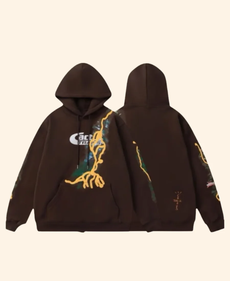 Murder In A Small Town Cactus Travis Hoodie Front & Back Image
