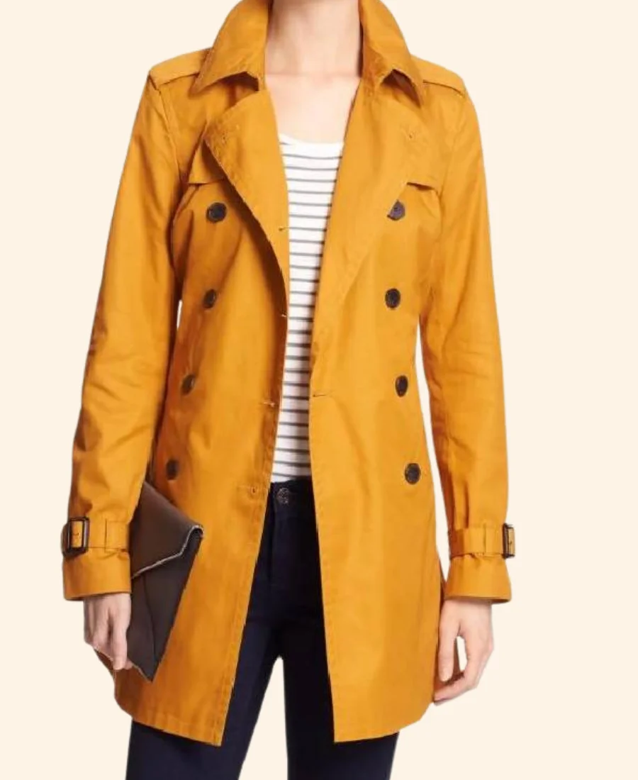 Murder In A Small Town S02 Debbie Blackwell Trench Coat Front Image