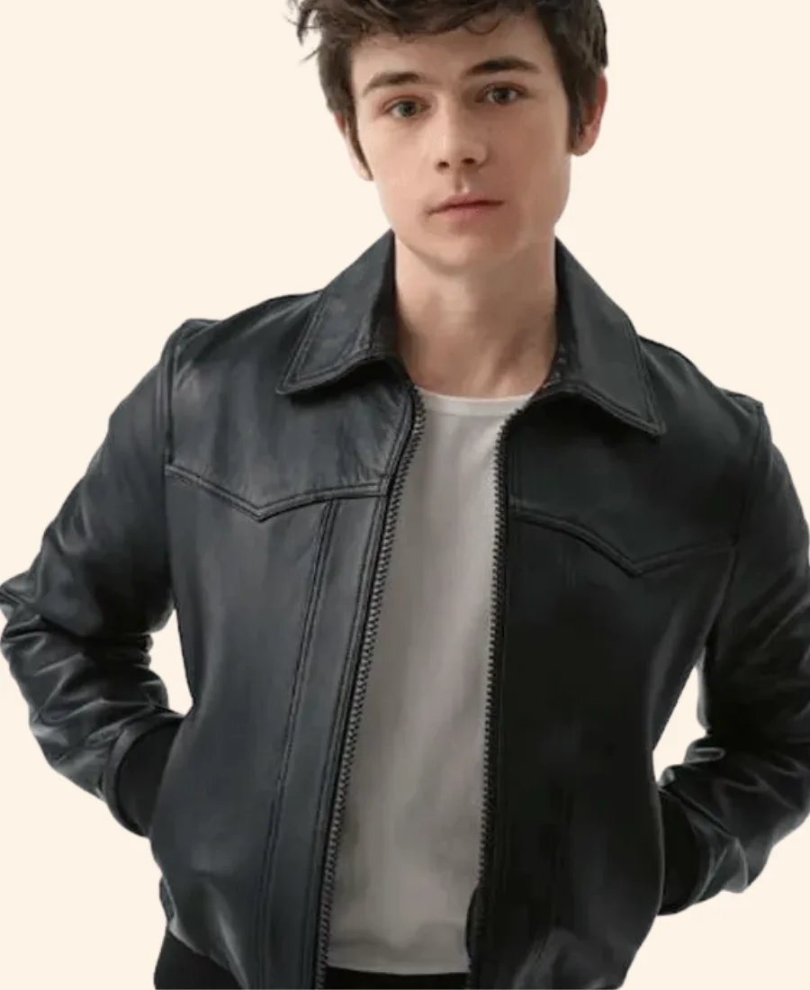 My Life With The Walter Boys Alex Walter Leather Jacket Front Image